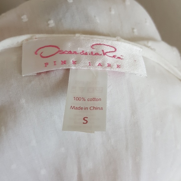 OSCAR DE LA RENTA CHIC SEMI SHEER COVER-UP DUSTER - Picture 7 of 7